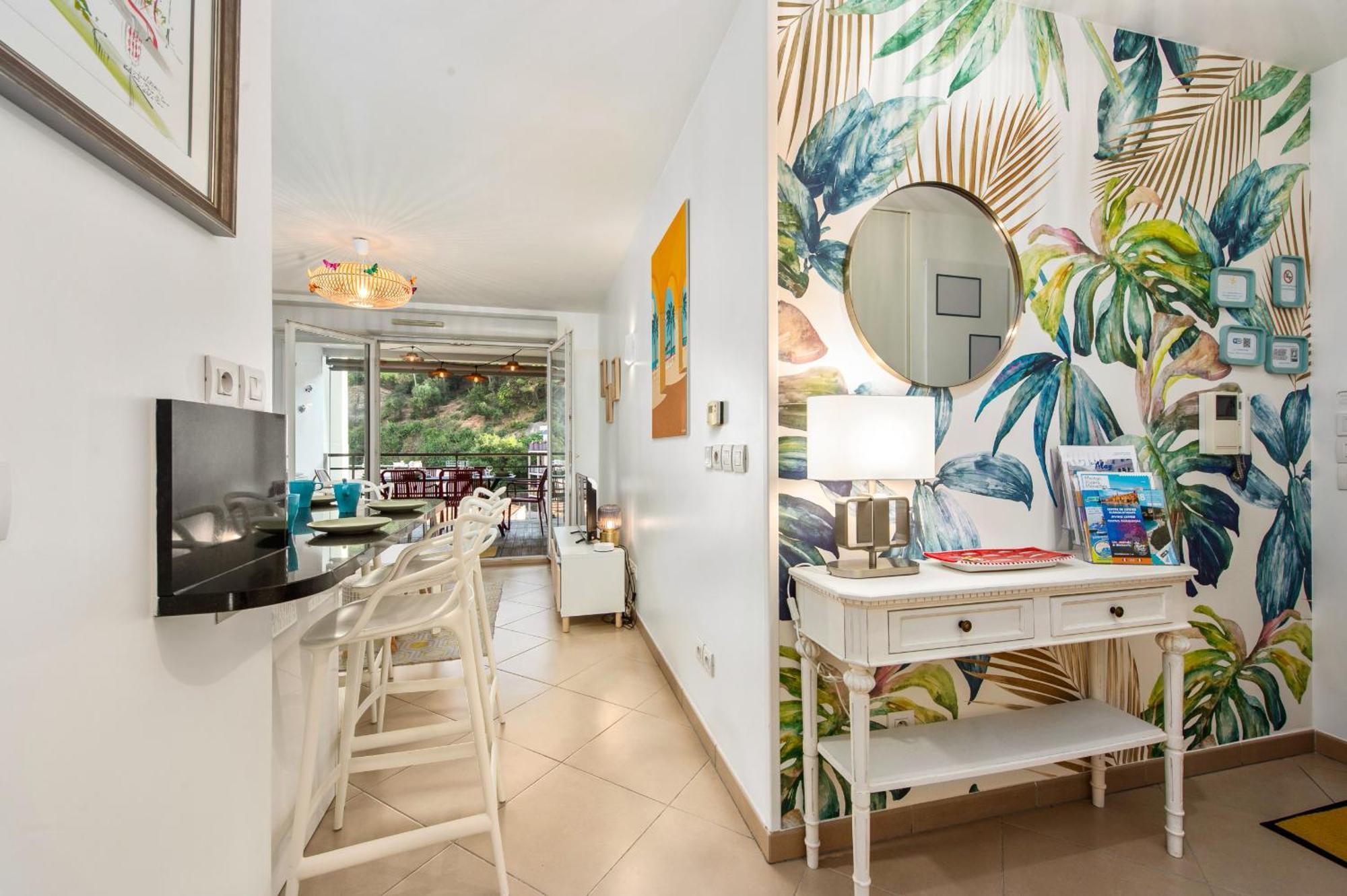 "L'Idyllique" Parking, Piscine, Plage, Calme Assure, Gare Roquebrune-Cap-Martin Exterior photo
