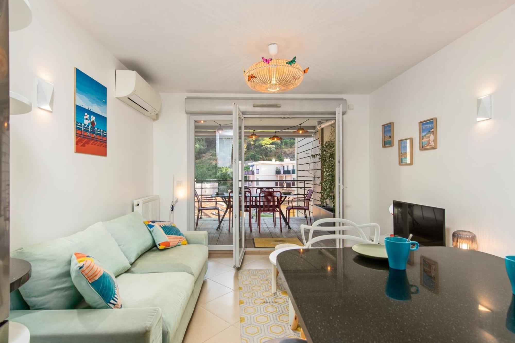 "L'Idyllique" Parking, Piscine, Plage, Calme Assure, Gare Roquebrune-Cap-Martin Exterior photo